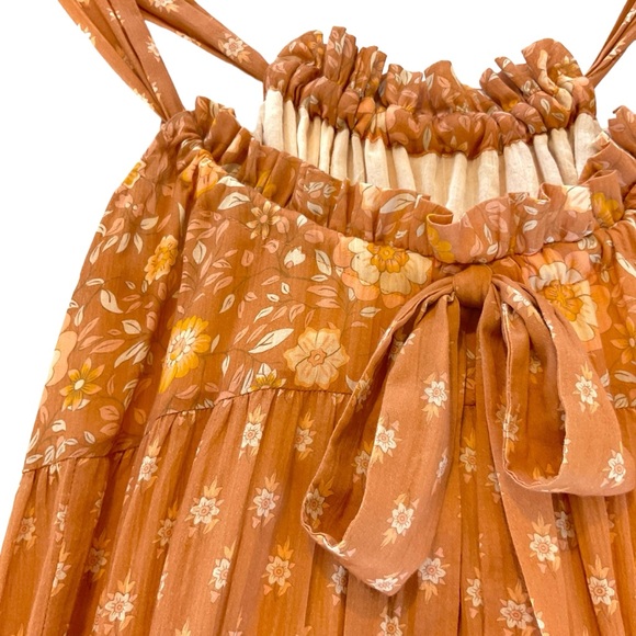 Spell and the Gypsy Utopia Boho Maxi Dress Womens XS Cinnamon Strappy Sleeveless - Picture 9 of 16